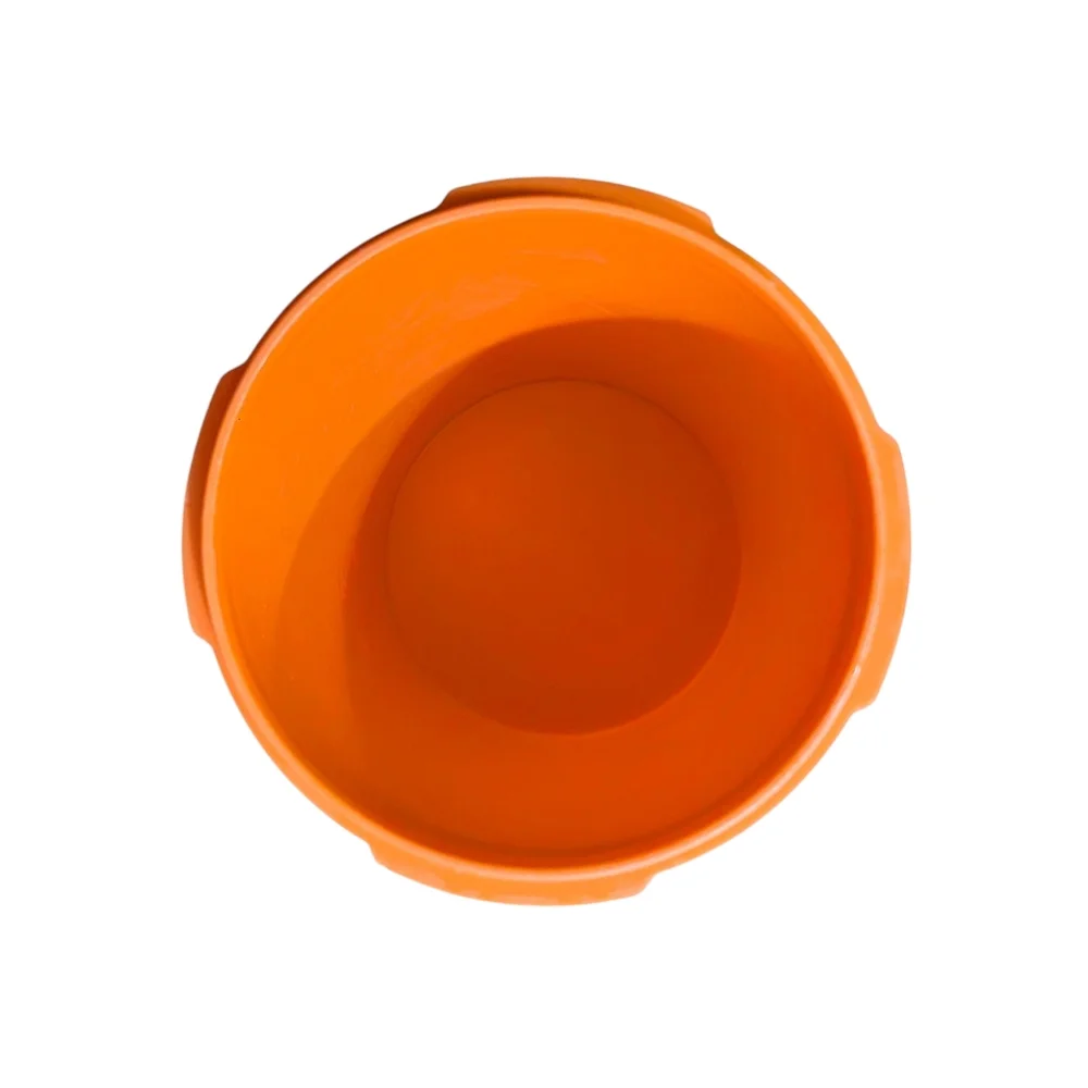 Tupperware Canister Container Orange Vintage 811-4 with Lid Retro VTG - Picture 8 of 10